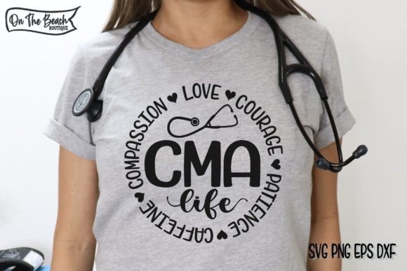 CMA SVG Certified Medical Assistant Graphics
