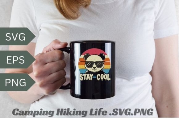 Cool Baby Panda SVG for T-Shirt Designs