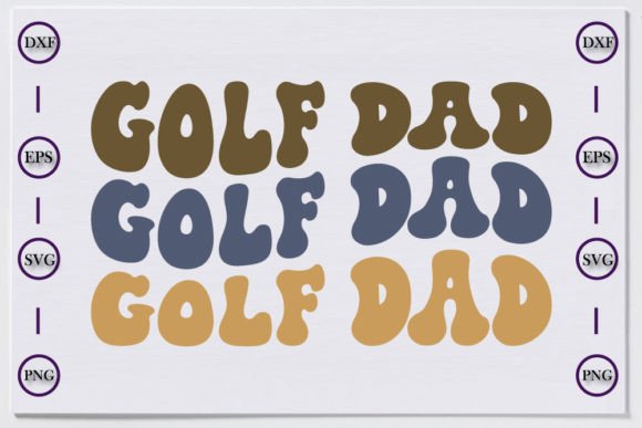 Golf Unique Retro T-shirt Design Golf