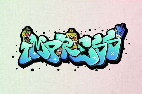 Impress: Graffiti Lettering for Embroidery
