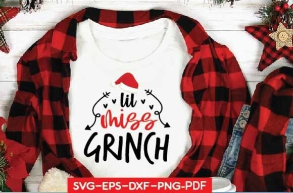 Lil Miss Grinch Svg Graphics
