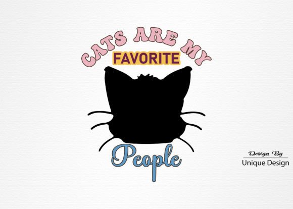 Retro Funny Cat Quote SVG Design