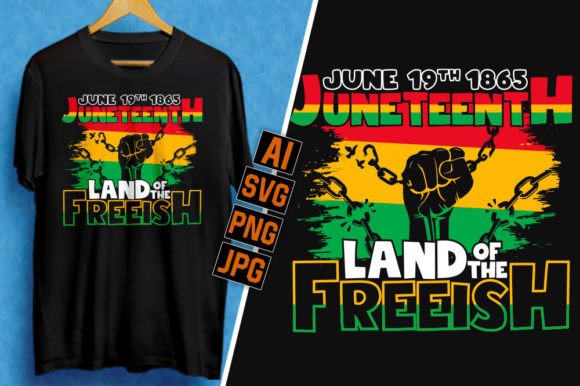 Trendy Juneteenth T-shirt Design 15: Graphics & T-Shirt Designs
