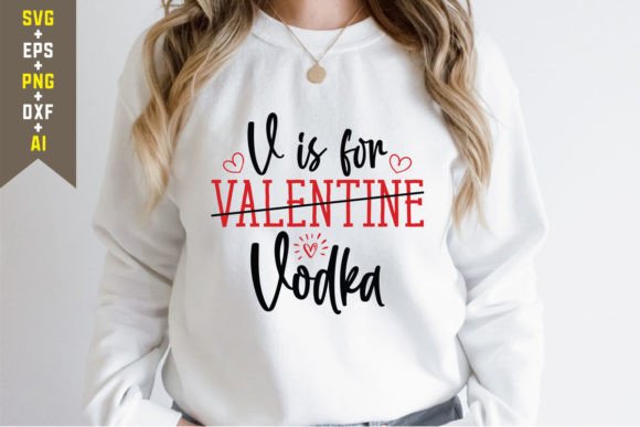 V is for Valentine Vodka Graphics