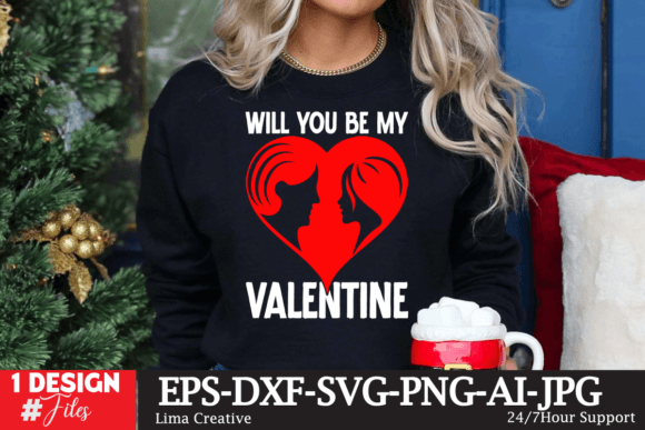 Will You Be My Valentine T-shirt Design